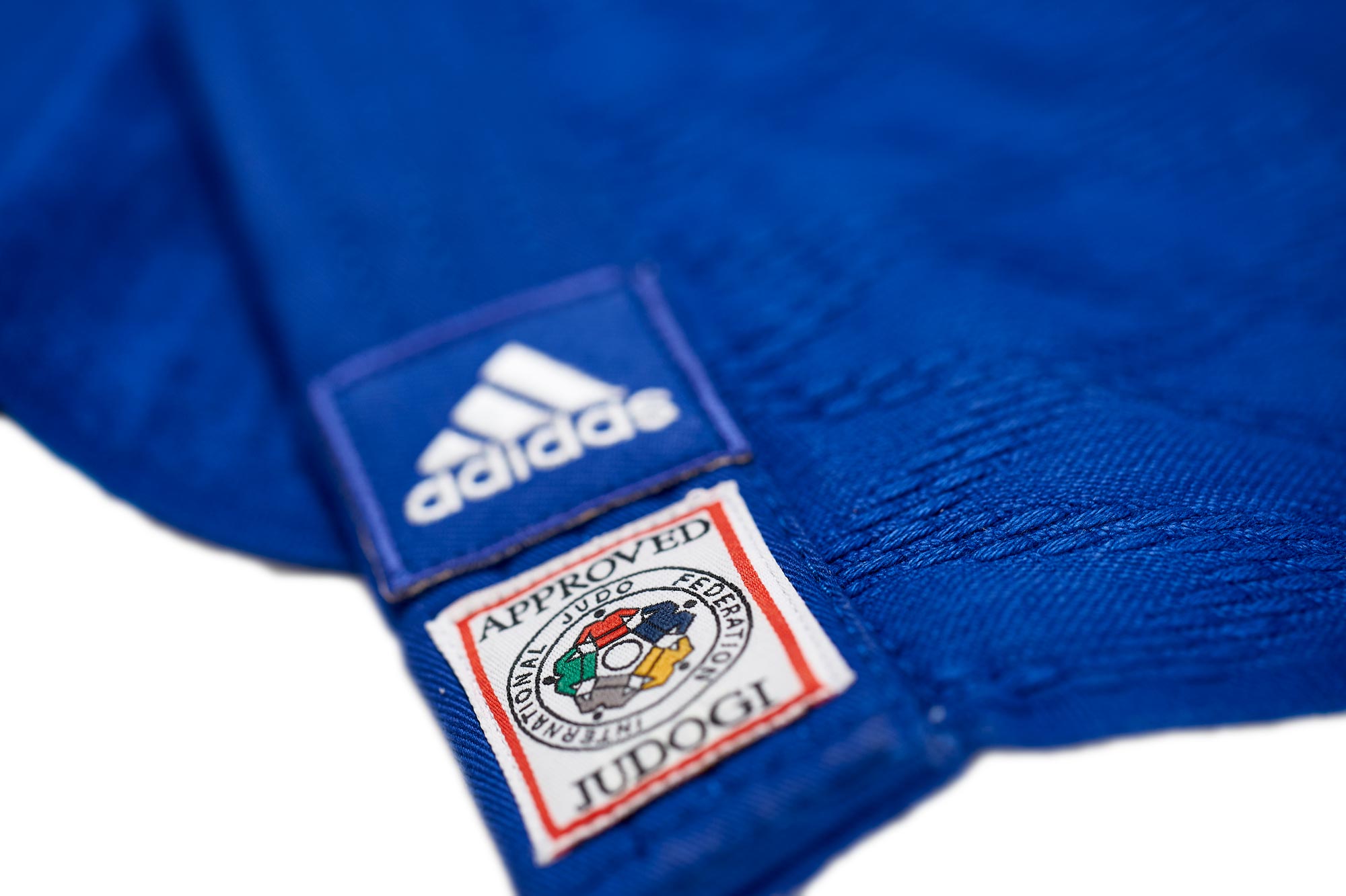 adidas judo gi Champion II JIJFS, blue / white stripes slim cut