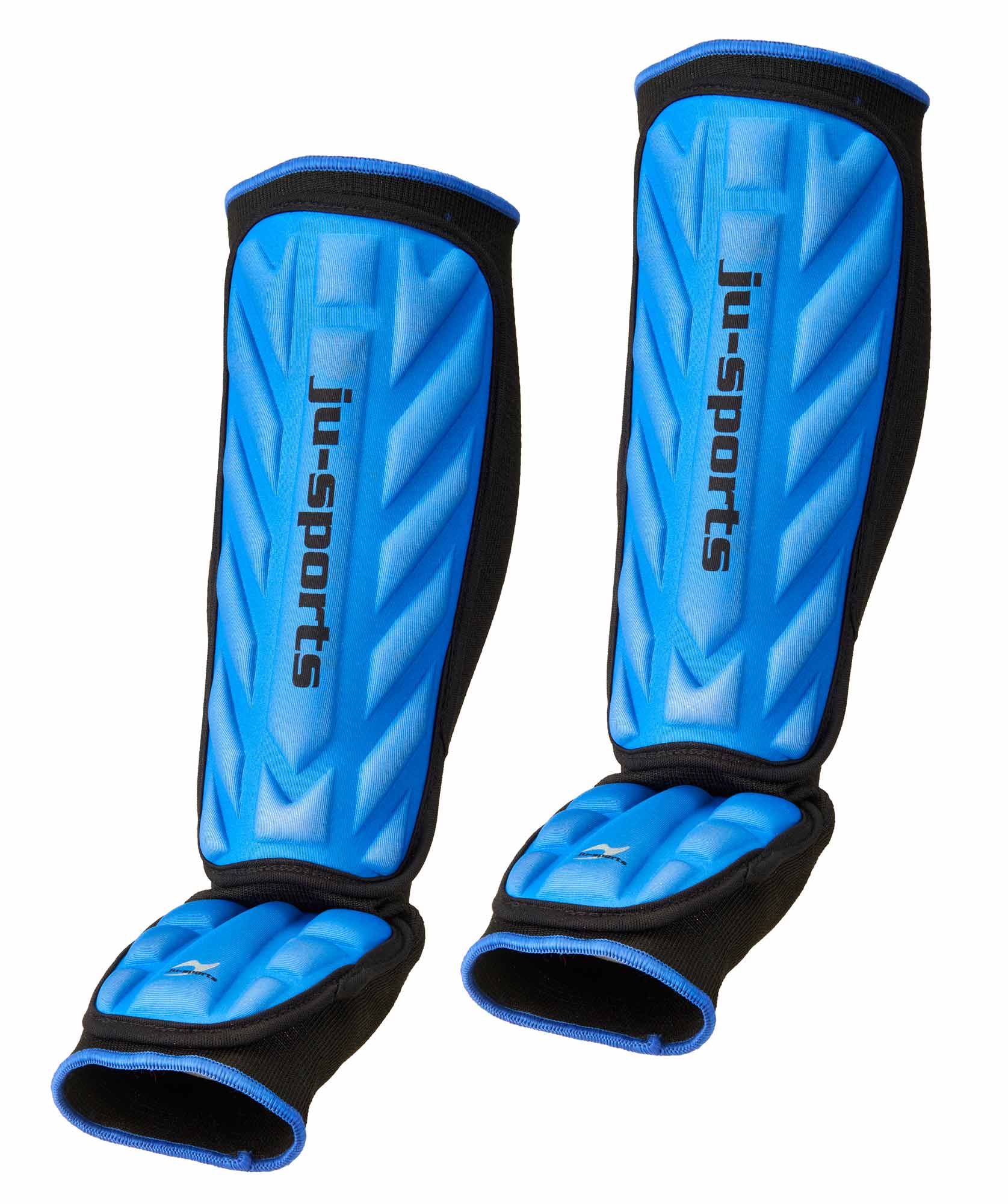 Ju-Sports Shin & Instep Protector V-Shape C-19 Blue