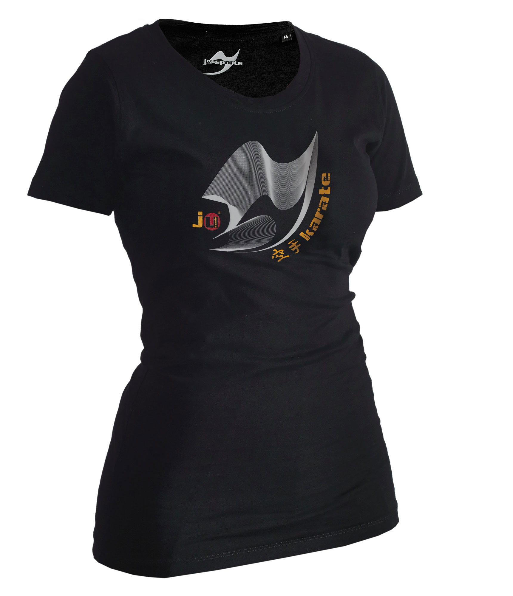 Ju-Sports Karate Shirt Moiré black Lady