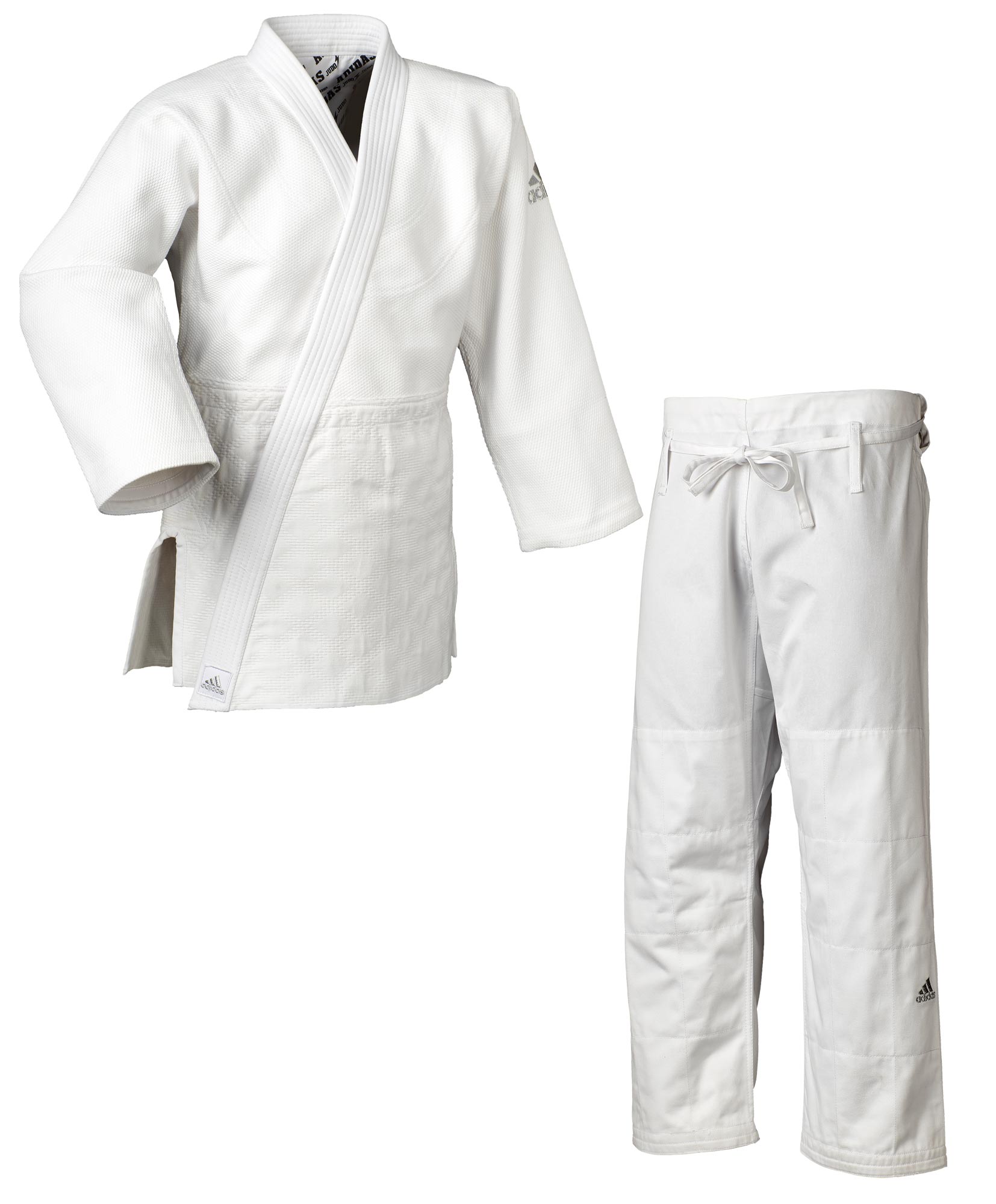 adidas judo gi Millenium J990 white / silver 