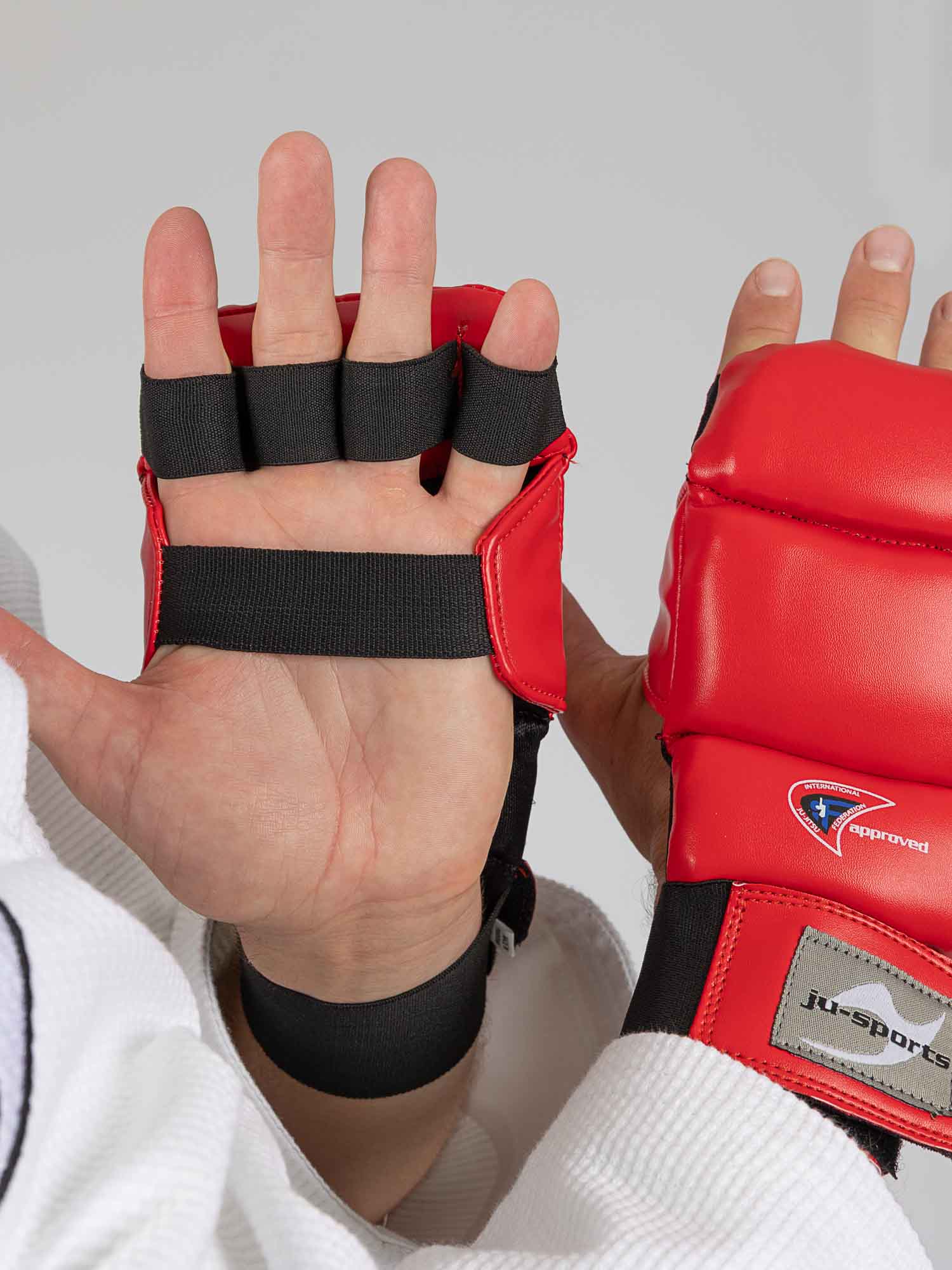 boxhandschuhe, rote handschuhe, fingerlos, Fingerschutz, Riemen