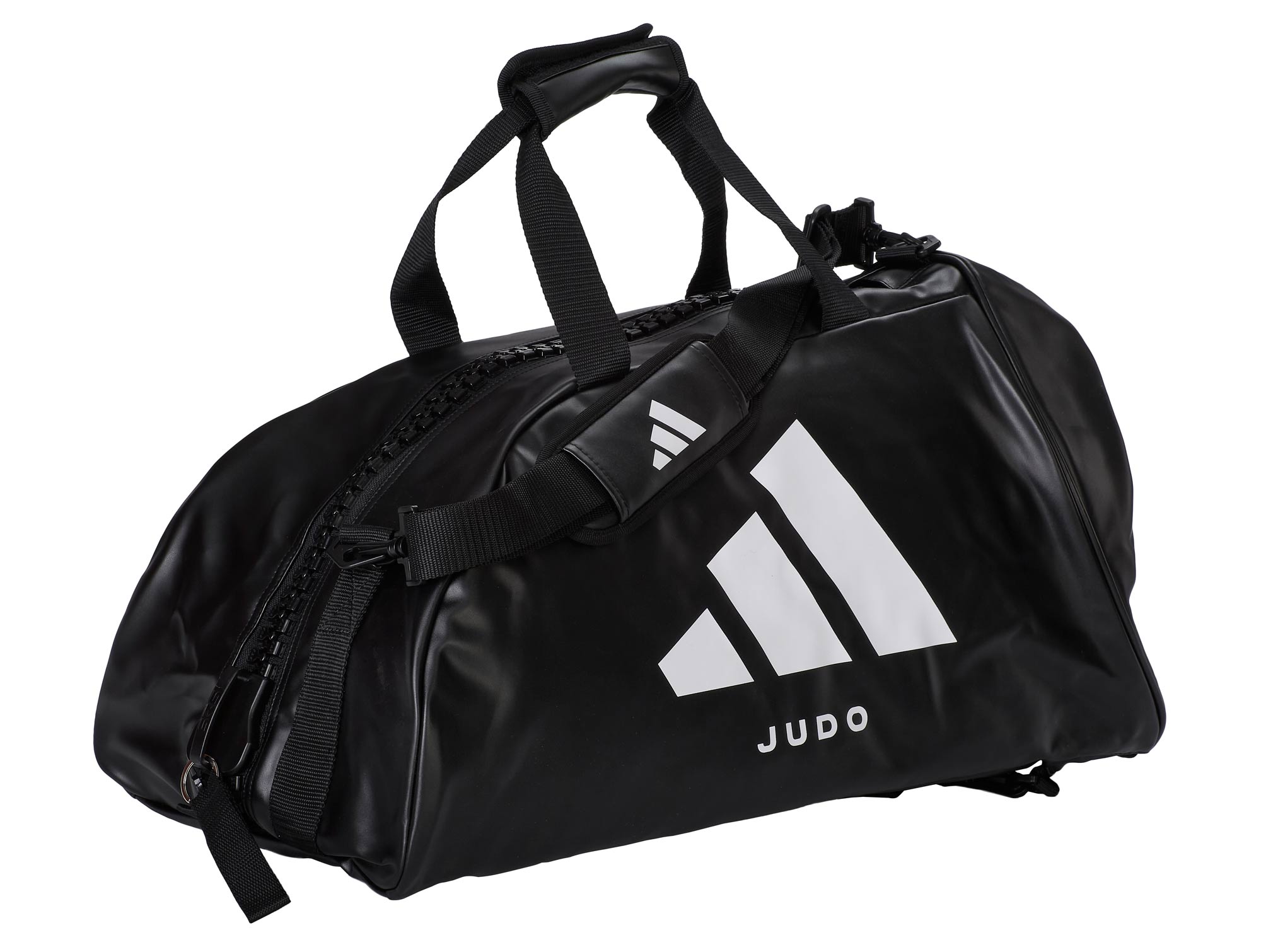 adidas 2in1 Bag "Judo" black/white PU L, adiACC051J