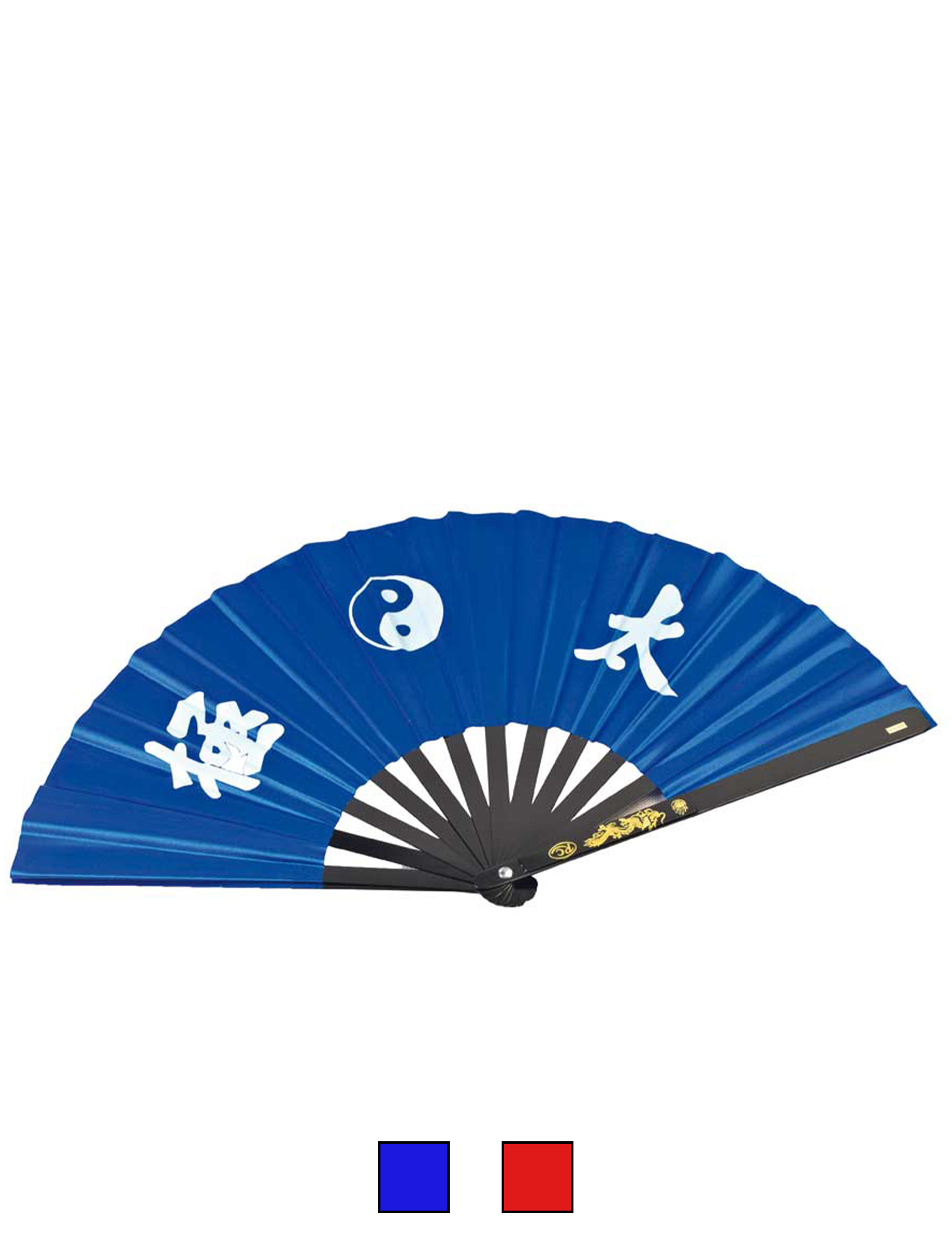 Tai Chi Fan blue