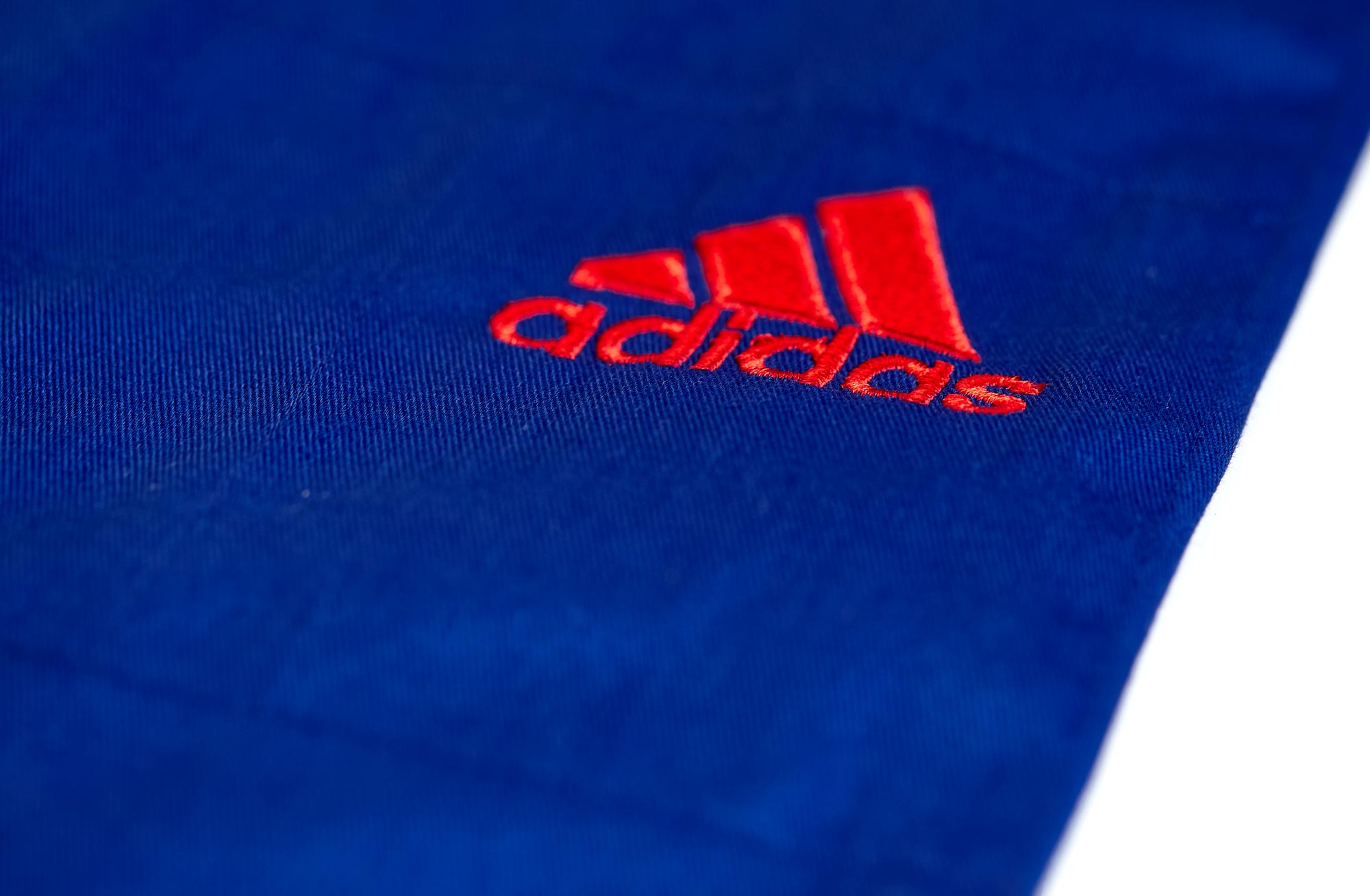 adidas judo gi Champion II JIJF, blue / red stripes