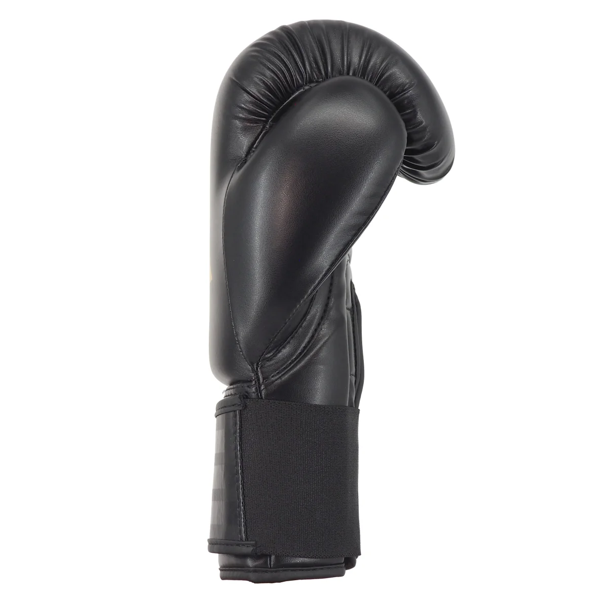 Boxhandschuh, Schwarz, Leder, Klettverschluss, Trainingsausrüstung