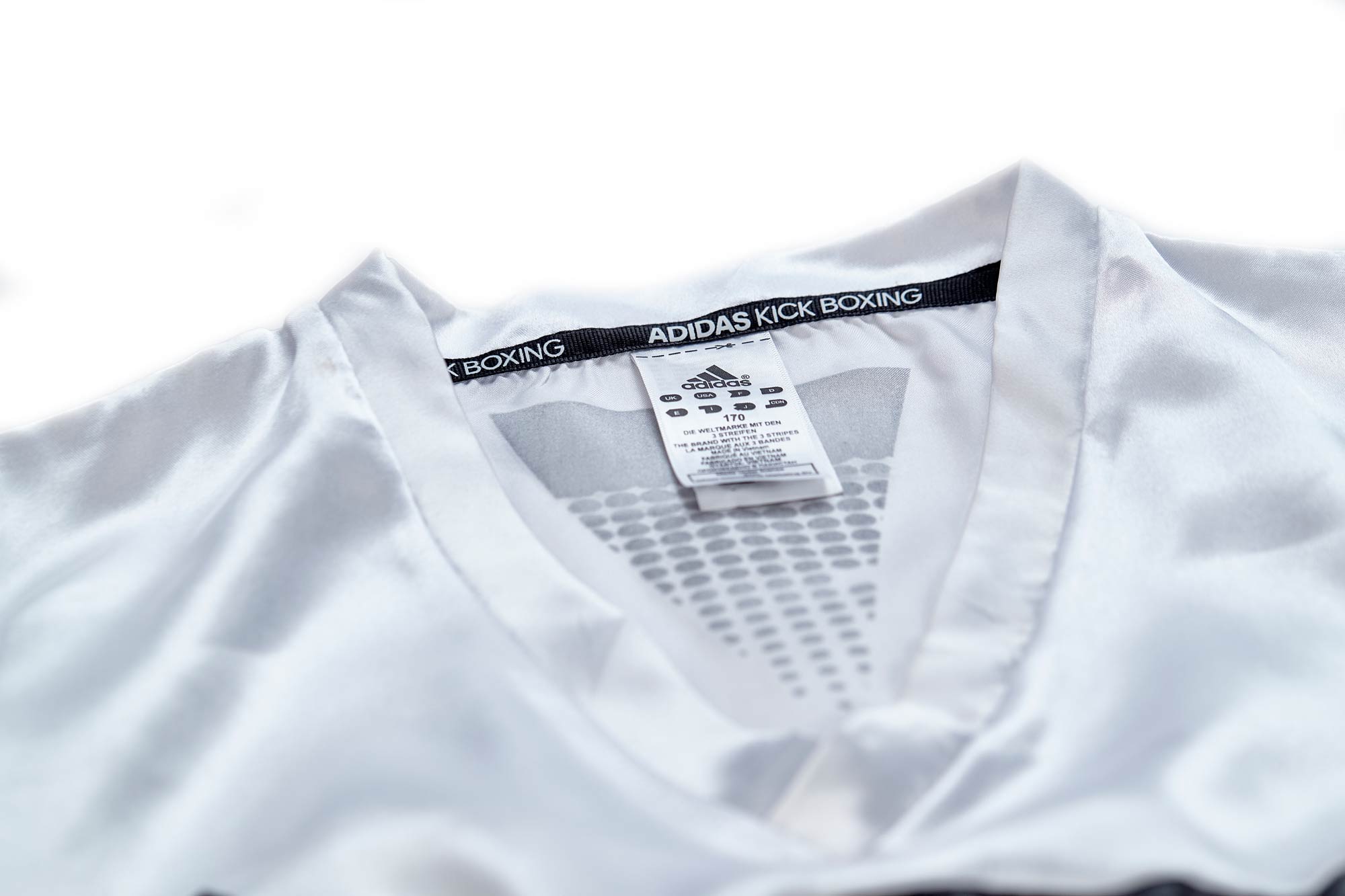 adidas kick boxing shirt adiKBUN100S, black/white