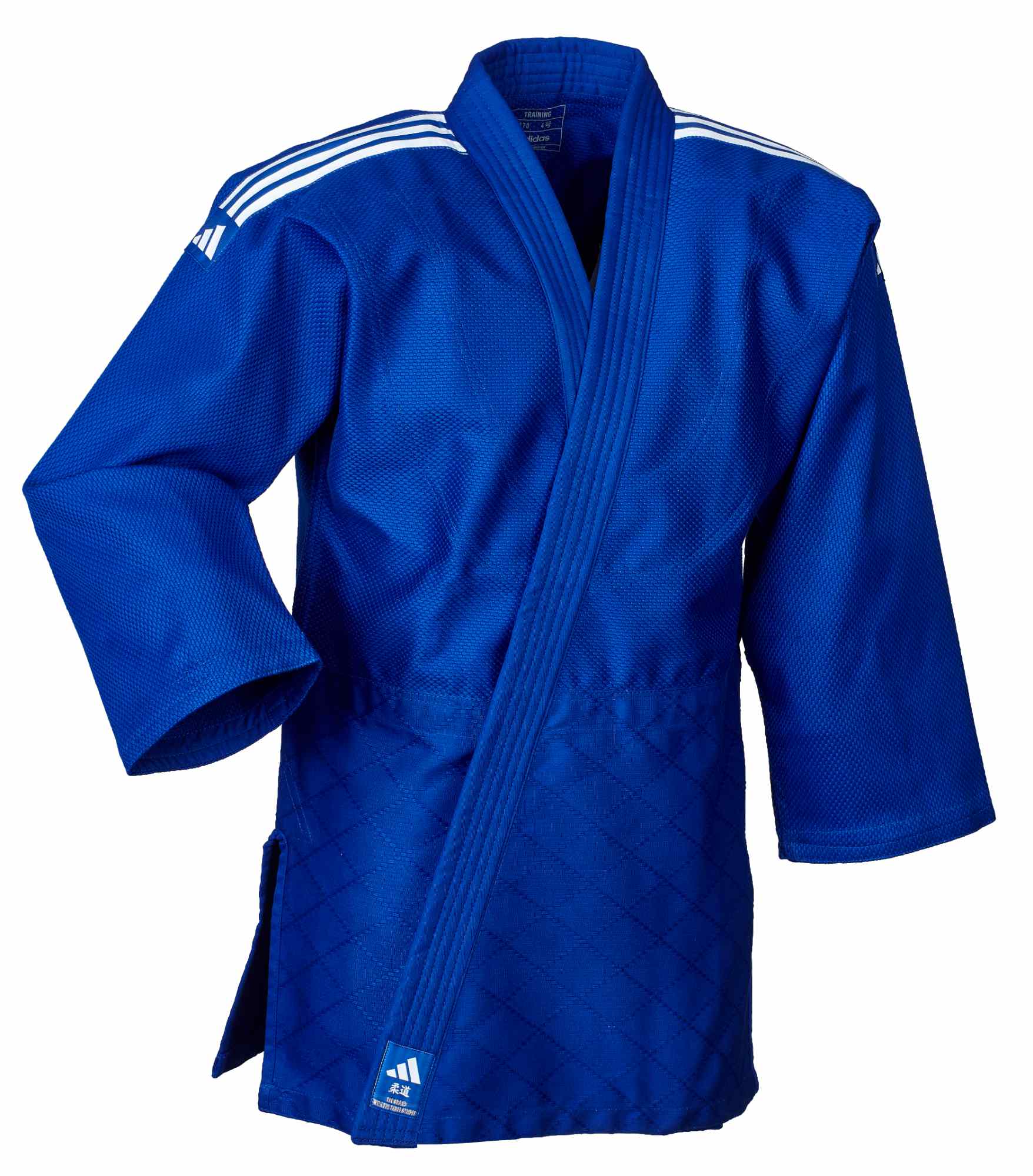 adidas judo gi Training J500 blue/white stripes