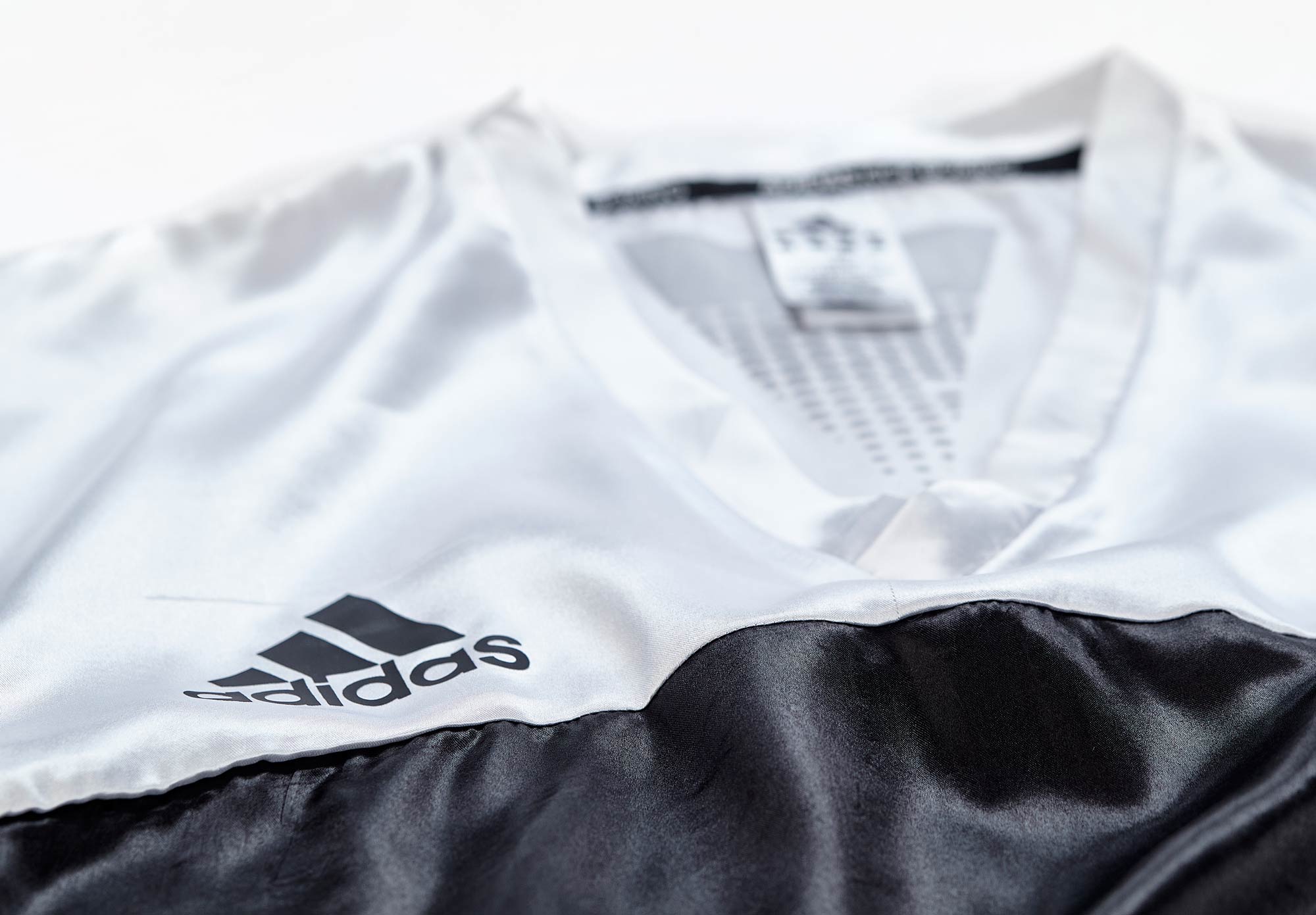 adidas kick boxing shirt adiKBUN100S, black/white