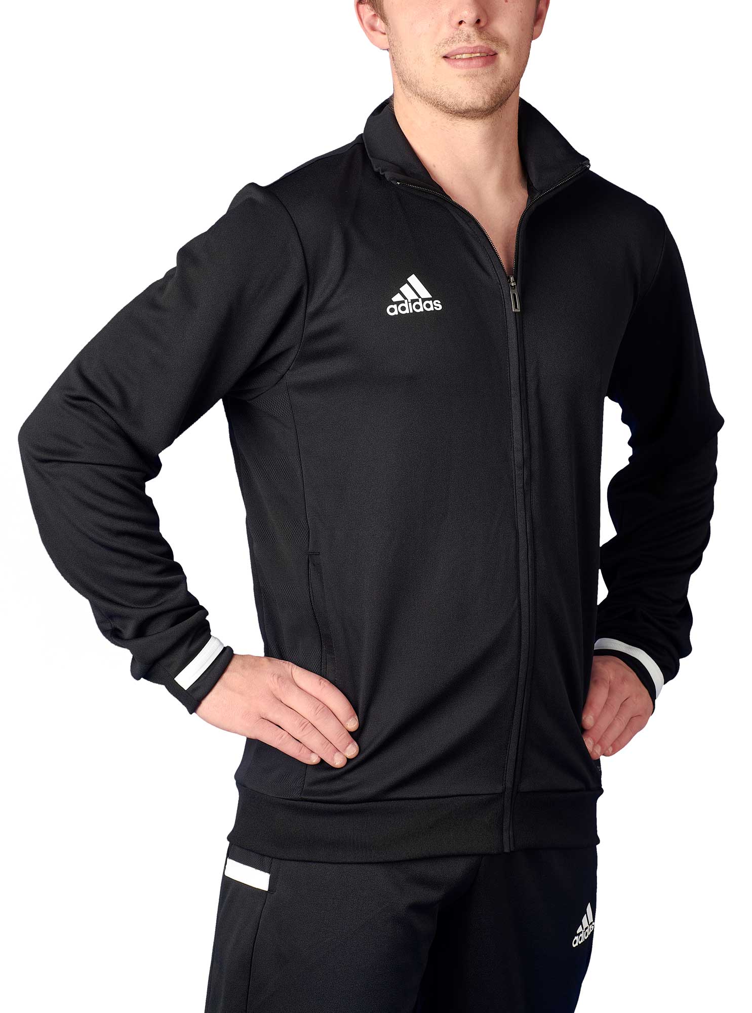 adidas T19 Trekking Jacket Männer schwarz/weiß, DW6849