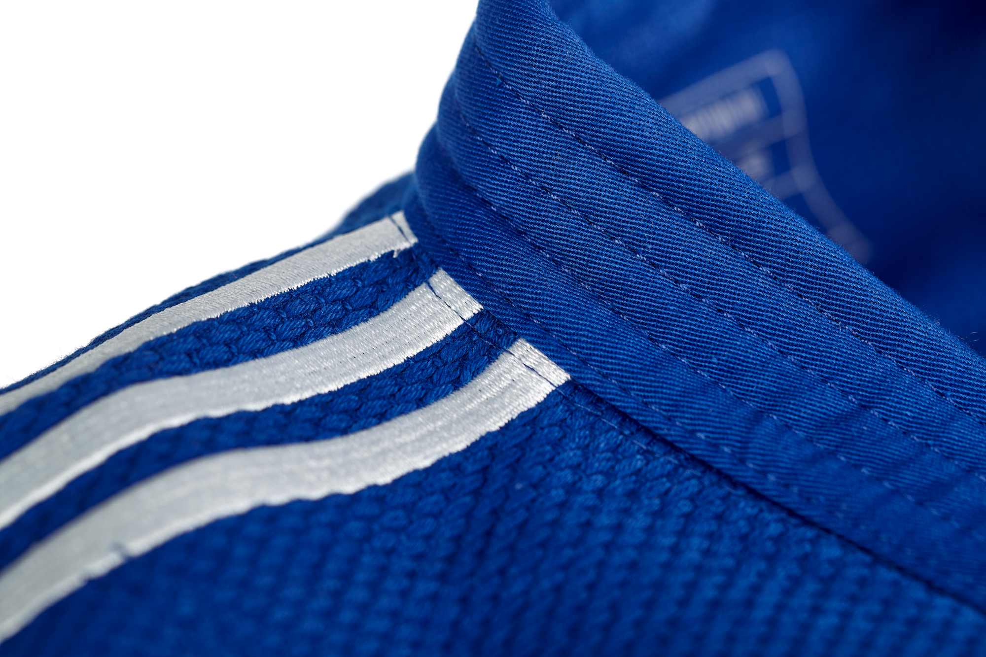 adidas judo jacket Champion III JIJFB-JAC-1 blue/white stripes slim cut