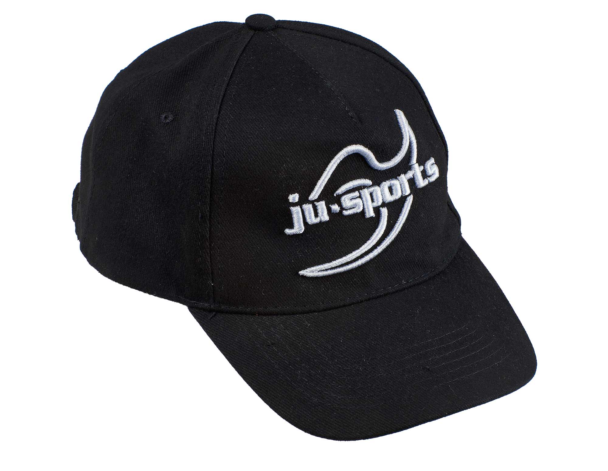 Ju-Sports 5 Buckle Logo Cap 3D black