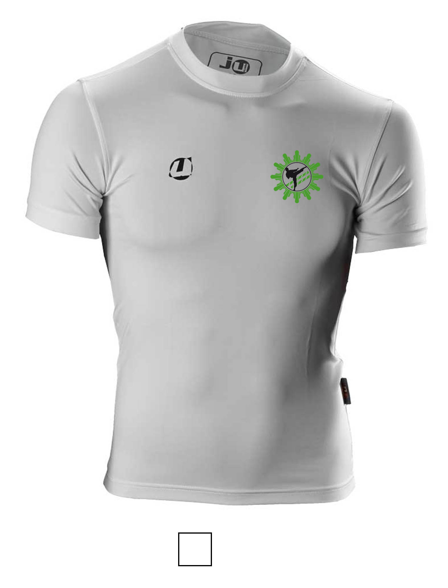 Ju-Sports Compression Shortsleeve white