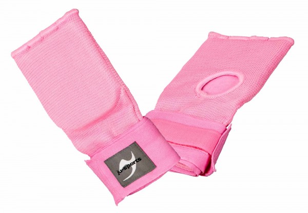 Innen-Boxhandschuhe mit Bandage Senior pink