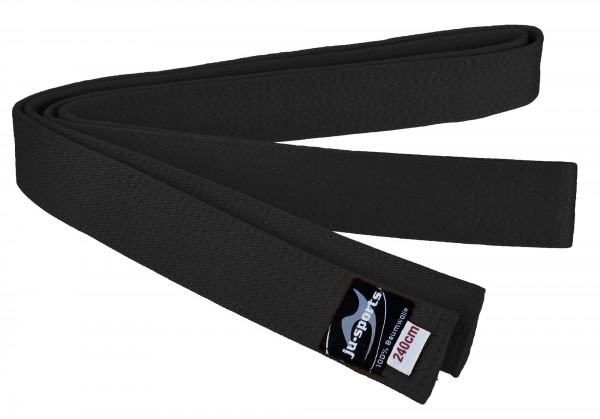 Budogürtel einfarbig schwarz Judo Karate Gürtel Belt Ju-Jutsu 240-320cm 