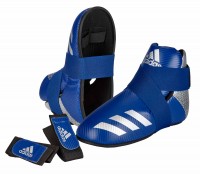 adidas Pro Kickboxing Fußschutz blue/silver, adiKBB300HD