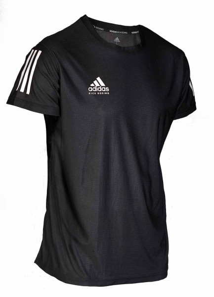 adidas Kickbox-T-Shirt Basic schwarz/weiß, adiKBTS100