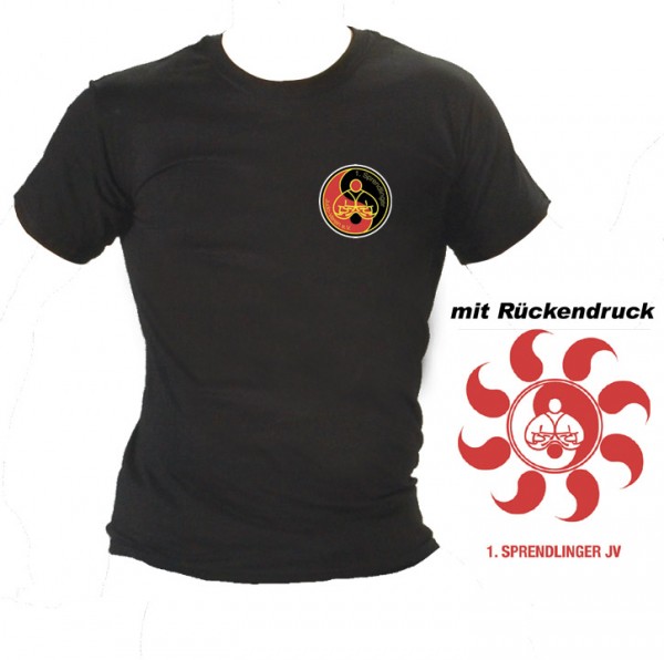 T-Shirt schwarz F140 Vereinskollektion Sprendlinger Judoverein F140