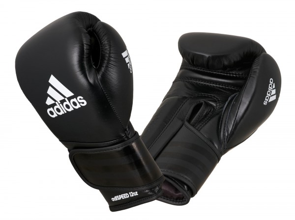 adidas adispeed strap up boxing gloves black/white, ADISBG501PRO