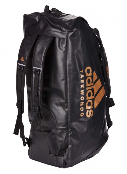 adidas 2in1 Bag Taekwondo black/gold PU, adiACC051T