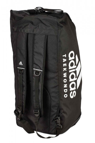 adidas 2in1 Bag &quot;Taekwondo&quot; black/white Nylon, adiACC052T