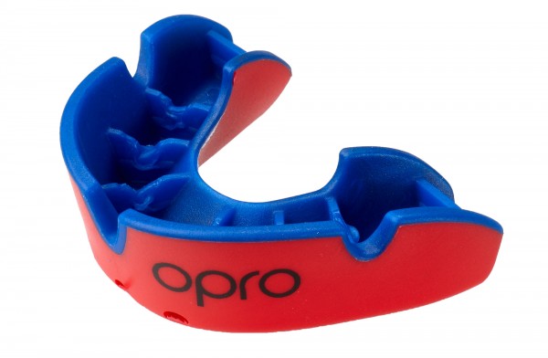 OPRO Zahnschutz Junior Silver - Red/Blue