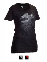 Dark-Line T-Shirt Jush Explosion schwarz-grau Lady