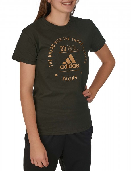 adidas Community T-Shirt &quot;BOXING&quot; olive/gold, adiCL01B