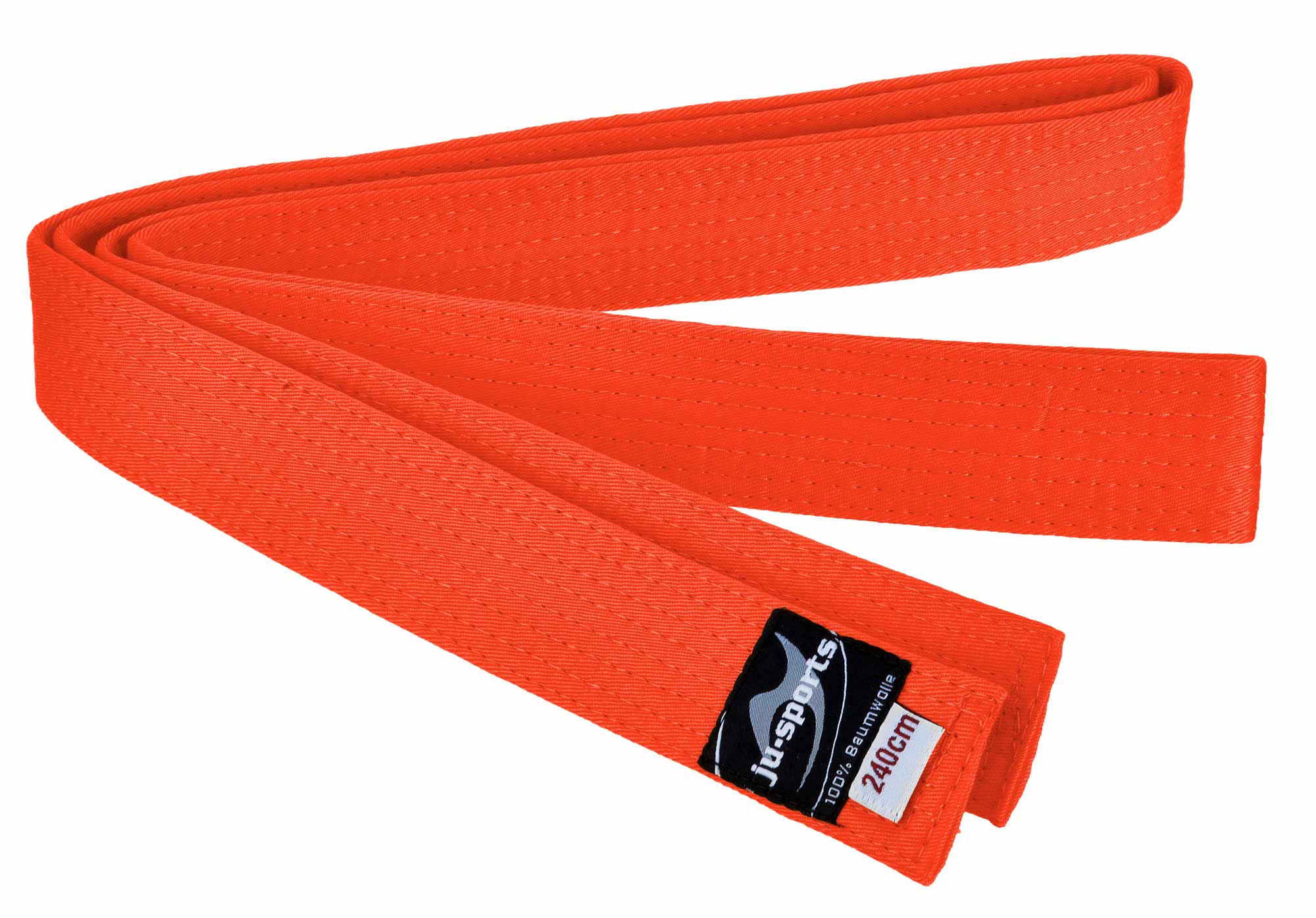 Budogürtel orange TOPQUALITÄT Judogürtel Karategürtel Taekwondogürtel Ju-Sports 